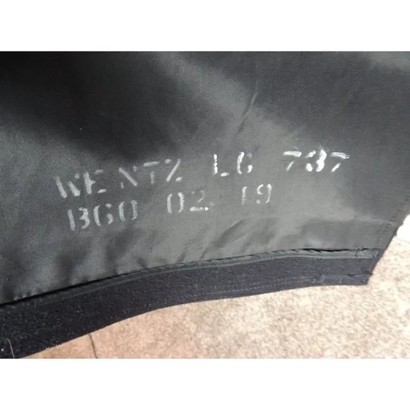 Navy Wool Pea Coat navy Blue Mens size 40R - Picture 5 of 5